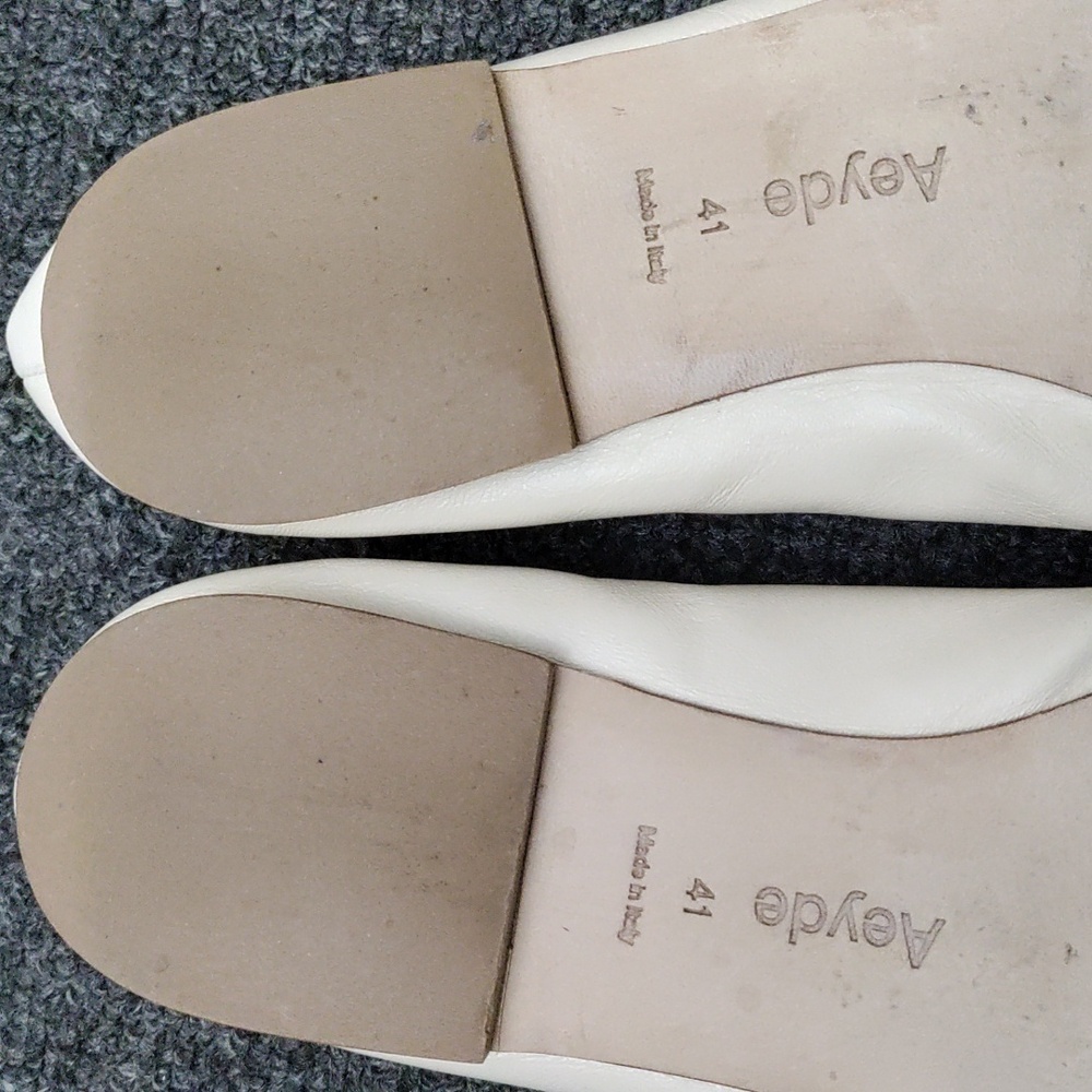 Aeyde "Uma" Leather Mary-Jane Flats - Picture 11 of 16